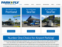 Tablet Screenshot of airportparknfly.com